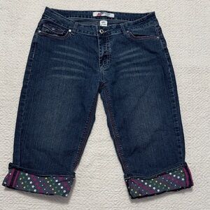 Vintage Piper & Blue Cropped Jeans with Star Details Sz 13